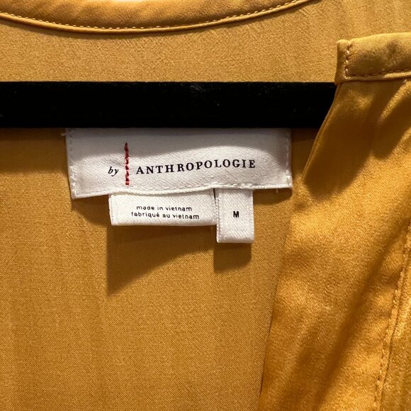 Anthropologie Gold Maxi Dress - Picture 2 of 4